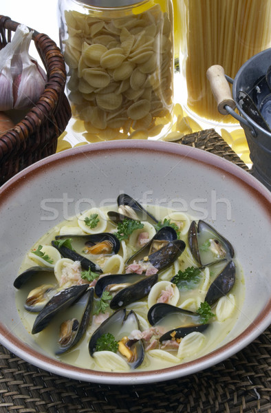 mussel soup Stock photo © phbcz