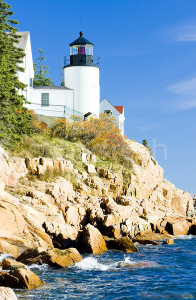 Bass Harbor Lighthouse, Maine, USA Stock photo © phbcz
