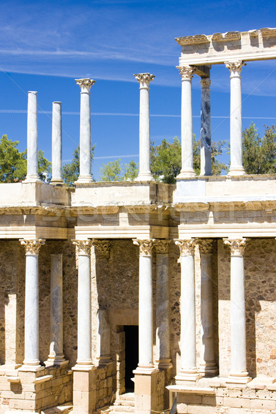 Roman Theatre, Merida, Badajoz Province, Extremadura, Spain Stock photo © phbcz