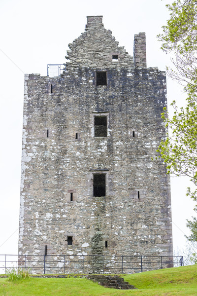 Zamek Szkocji budynku architektury Europie historii Zdjęcia stock © phbcz