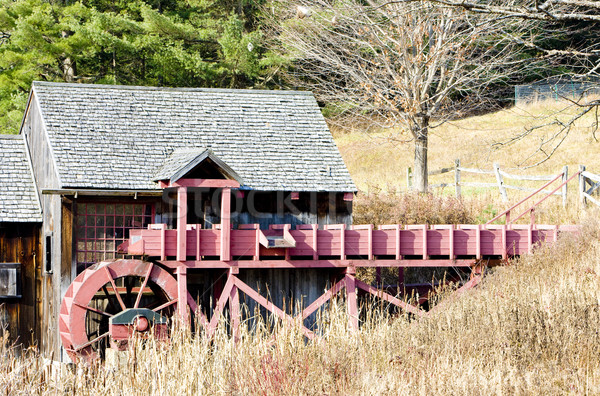 grist mill near Guilhall, Vermont, USA Stock photo © phbcz