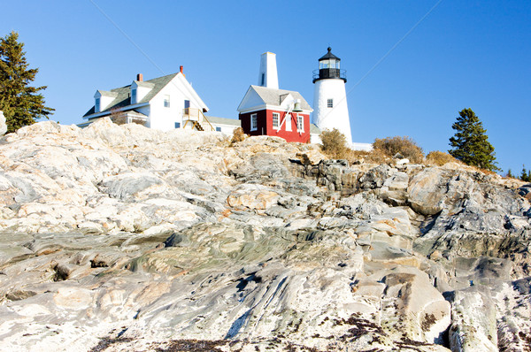Stock photo: lighthouse Pemaquid Point Light, Maine, USA