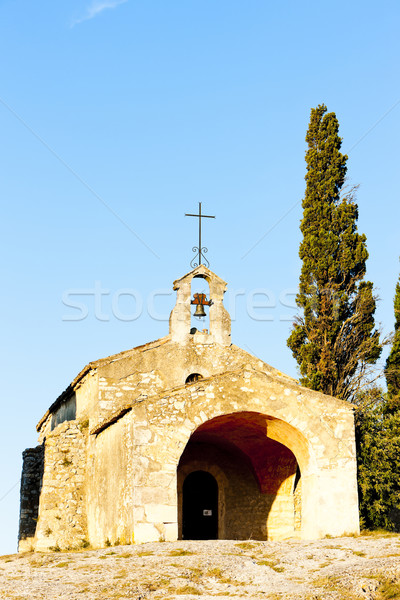 Chapel St. Sixte near Eygalieres, Provence, France Stock photo © phbcz