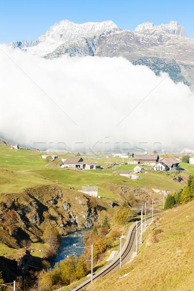 Alps landscape near Andermatt, canton Graubunden, Switzerland Stock photo © phbcz