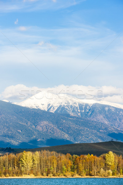 Liptovska Mara with Western Tatras at background, Slovakia Stock photo © phbcz