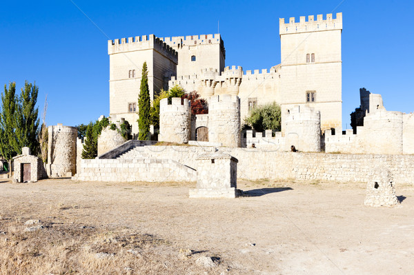 Castle of Ampudia, Castile and Leon, Spain Stock photo © phbcz