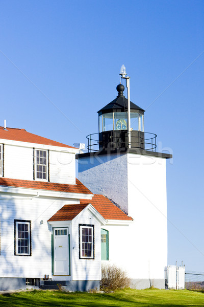lighthouse Fort Point Light, Stockton Springs, Maine, USA Stock photo © phbcz