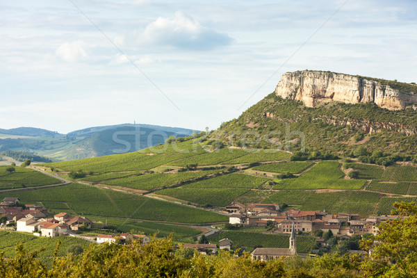 Vergisson Rock, Burgundy, France Stock photo © phbcz
