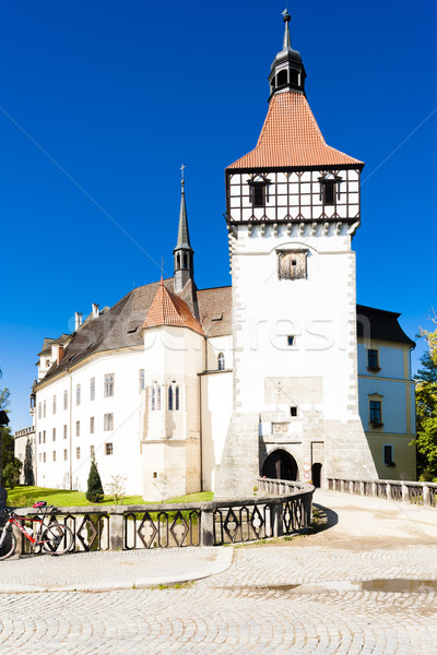 Stockfoto: Paleis · Tsjechische · Republiek · reizen · kasteel · architectuur · buitenshuis