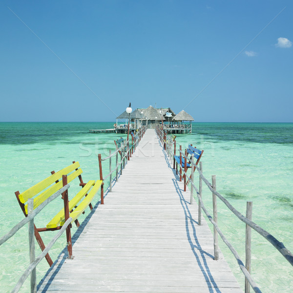 Stockfoto: Strand · water · zee · zomer · paradijs