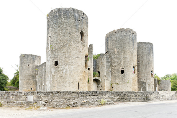 Villandraut Castle, Aquitaine, France Stock photo © phbcz