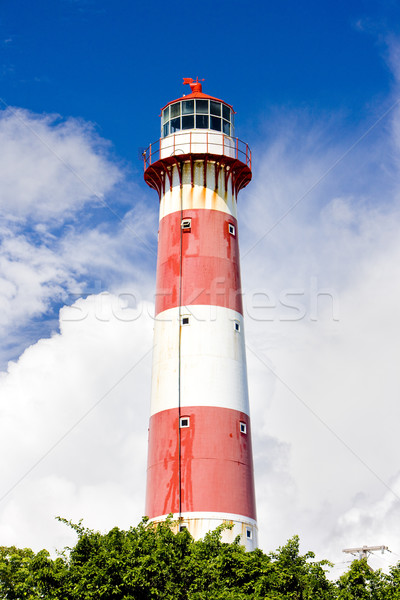 South Point Lighthouse, Barbados Stock photo © phbcz