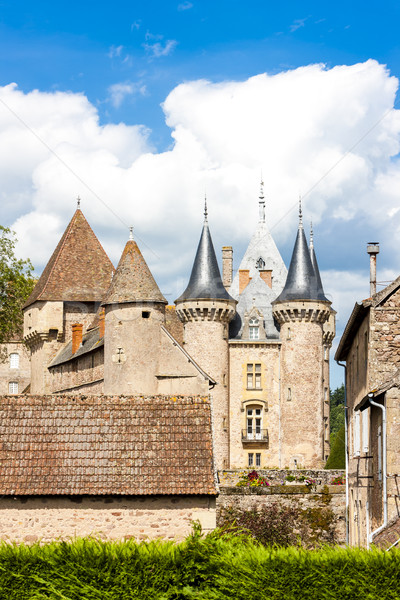Stock photo: Chateau de la Clayette, Burgundy, France