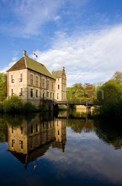 castle in Vorden, Gelderland, Netherlands Stock photo © phbcz