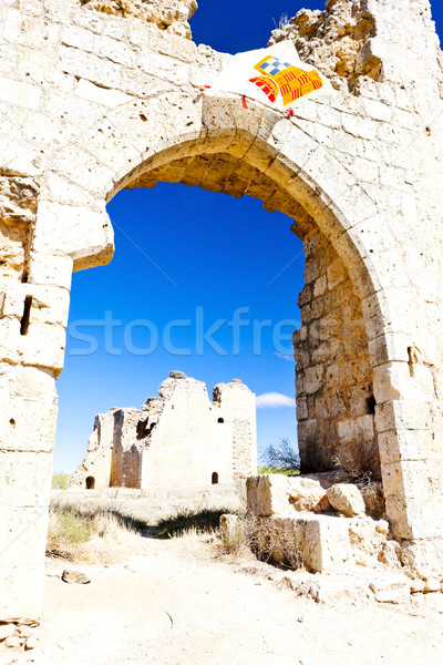 Castle of Villagarcia de Campos, Castile and Leon, Spain Stock photo © phbcz