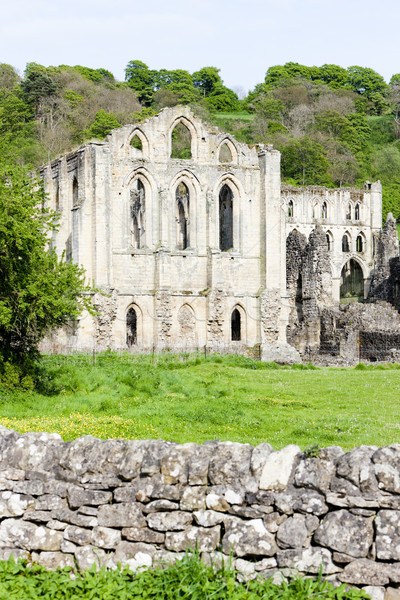 Ruínas abadia norte yorkshire inglaterra edifício Foto stock © phbcz