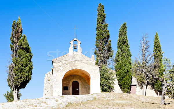 Chapel St. Sixte near Eygalieres, Provence, France Stock photo © phbcz