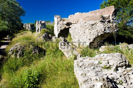 fortress in Entrevaux, Provence, France Stock photo © phbcz