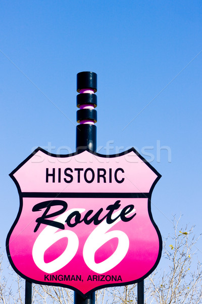 Route 66 Arizona ABD Stok fotoğraf © phbcz
