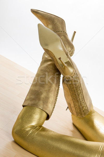 golden boots Stock photo © phbcz