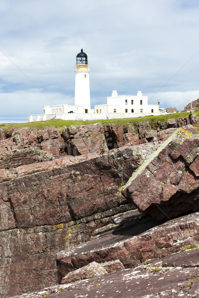 Rubha Reidh Lighthouse, Highlands, Scotland Stock photo © phbcz