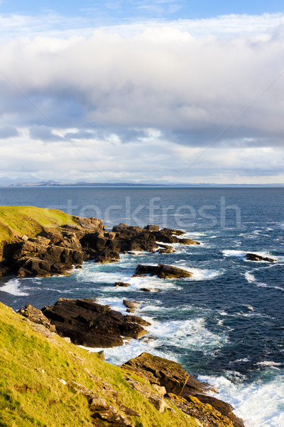 Costa escócia paisagem mar oceano Foto stock © phbcz