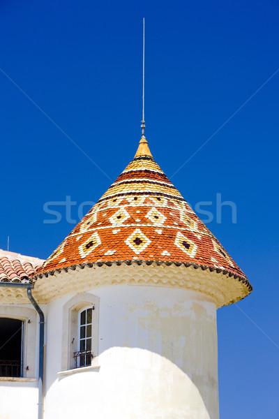 chateau''s detail in Aiguines, Var Departement, Provence, France Stock photo © phbcz