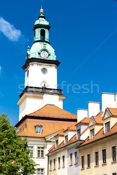 town hall of Jelenia Gora, Plac Ratuszowy, Silesia, Poland Stock photo © phbcz