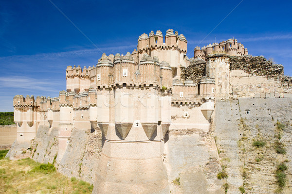 Coca Castle, Segovia Province, Castile and Leon, Spain Stock photo © phbcz