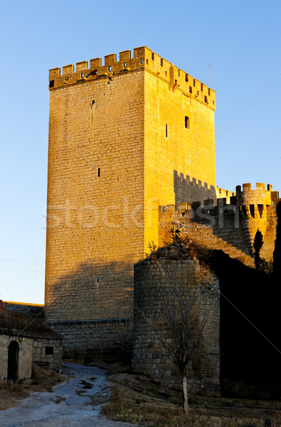 Castle of Ampudia, Castile and Leon, Spain Stock photo © phbcz