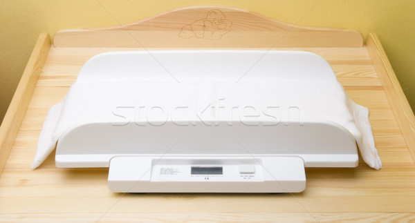 child weight scale Stock photo © phbcz