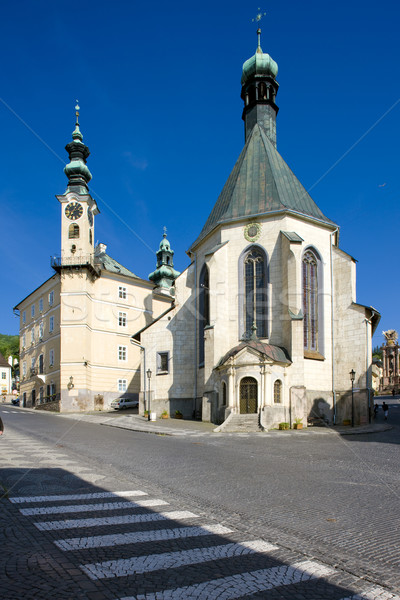 Stok fotoğraf: Slovakya · kilise · binalar · kentsel · evler · tarih