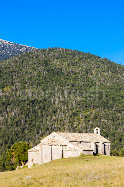Chapel Notre-Dame near Vergons, Provence, France Stock photo © phbcz
