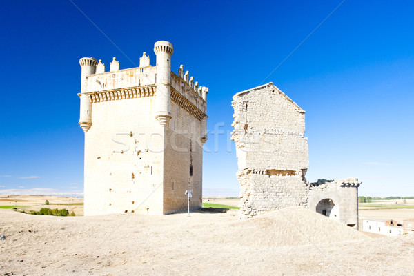 Stock photo: Castle of Belmonte de Campos, Castile and Leon, Spain