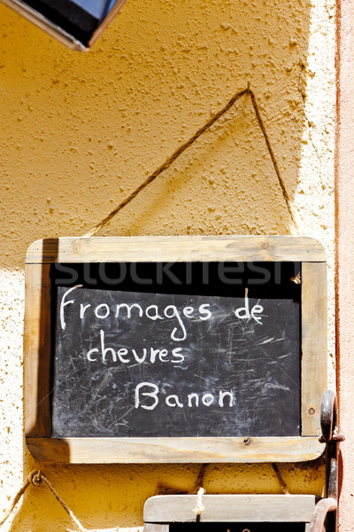 cheese shop, Greoux-les-Bains, Provence, France Stock photo © phbcz