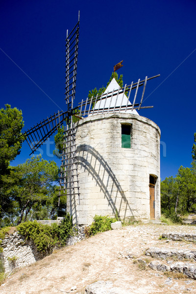 windmill, Barbentane, Provence, France Stock photo © phbcz