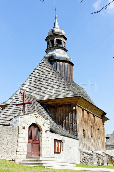 wooden church, Nowa Bystrzyca, Poland Stock photo © phbcz
