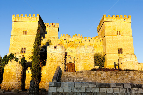 Stock photo: Castle of Ampudia, Castile and Leon, Spain