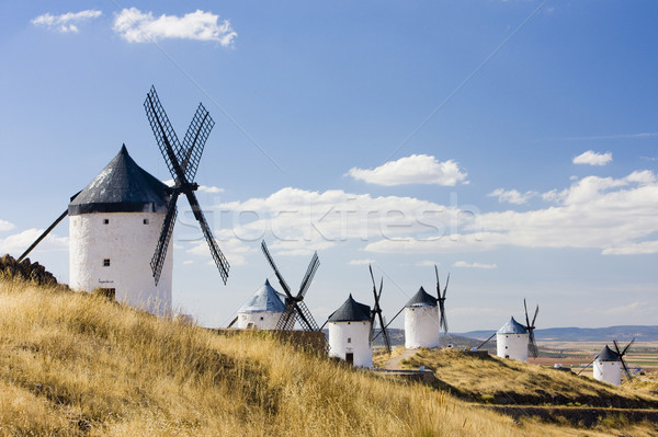 Stock fotó: Spanyolország · utazás · szélmalom · malom · szabadtér · kívül