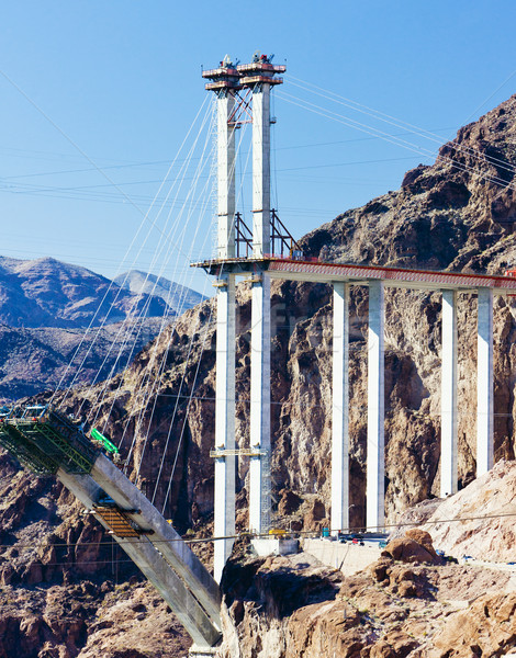 bridge over Hoover Dam, Arizona-Nevada, USA Stock photo © phbcz