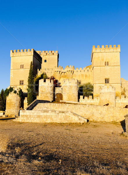 Castle of Ampudia, Castile and Leon, Spain Stock photo © phbcz