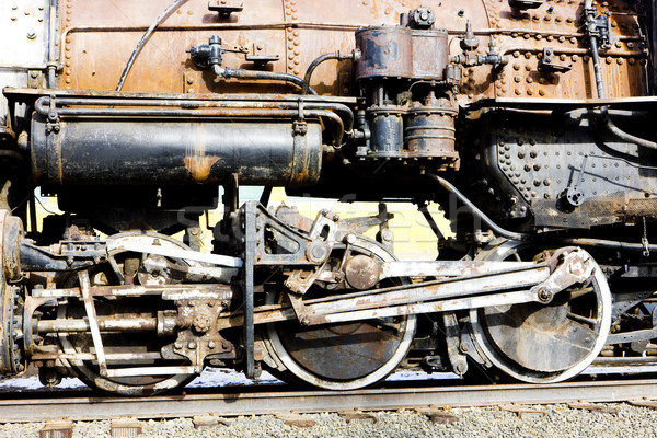 Stock photo: detail of steam locomotive, Colorado Railroad Museum, USA