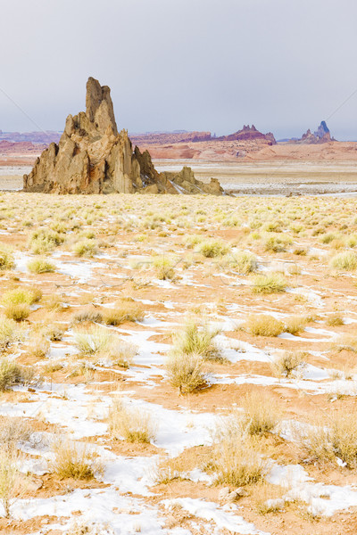 Stock fotó: Tél · tájkép · Arizona · USA · utazás · kő