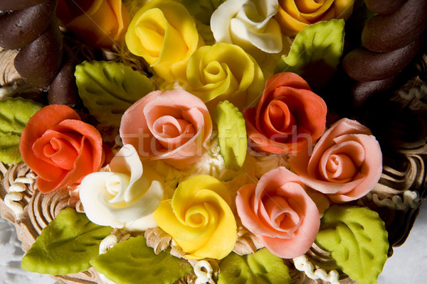 Tortas detalle alimentos colores dulce insalubre Foto stock © phbcz