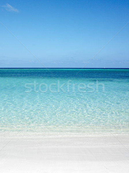 Stockfoto: Oceaan · Cuba · water · landschap · zee · horizon