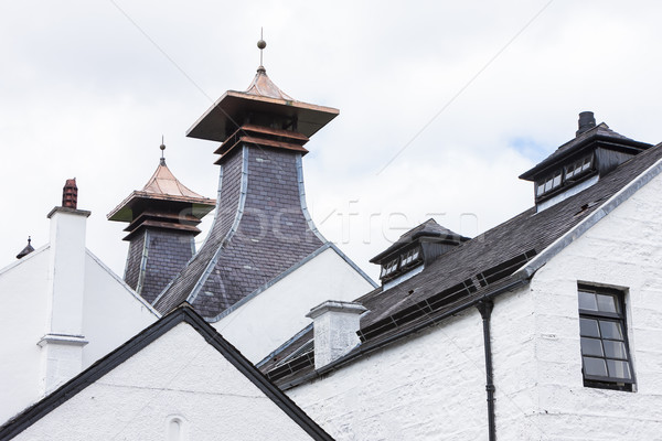 Distillerie Écosse industrielle architecture Europe extérieur Photo stock © phbcz