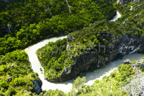 ストックフォト: フランス · 春 · 風景 · 緑 · 旅行 · 川