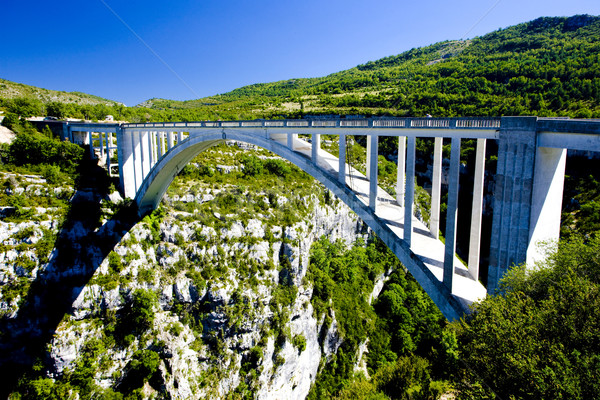Pont de l''Artuby, Verdon Gorge, Provence, France Stock photo © phbcz