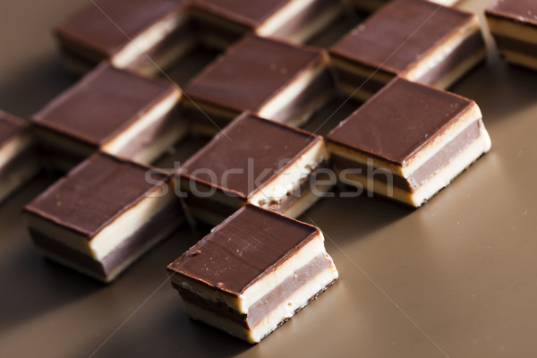nougat chocolate candies Stock photo © phbcz