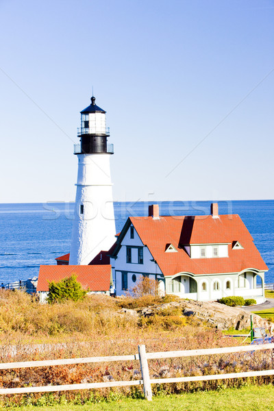 Portland Head Lighthouse, Maine, USA Stock photo © phbcz